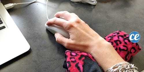 soulager poignet pour éviter tendinite ordinateur