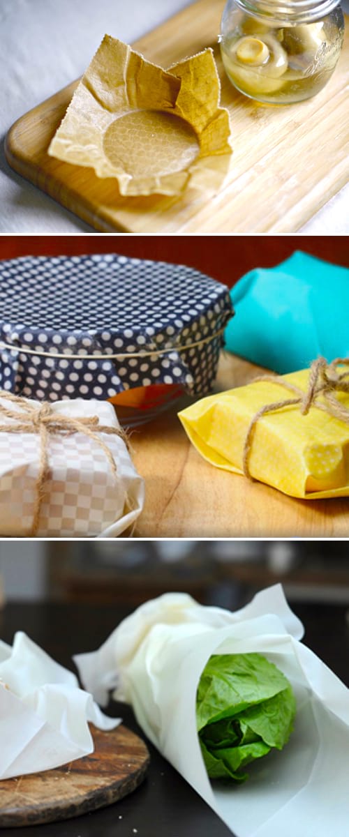 Pour éliminer le plastique de votre vie, utilisez du film alimentaire en cire d'abeille.