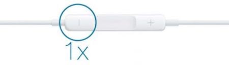 Appuyez sur le bouton moins pour baisser le volume