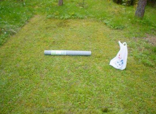 du grillage pour faire fantome