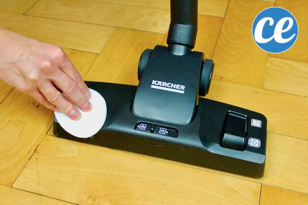 Utilisez de l'alcool à 70º pour nettoyer les éraflures de votre aspirateur sans sac.