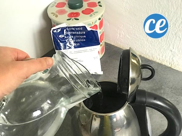 L'acide citrique détartre les bouilloires