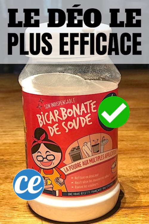 Le bicarbonate est le déodorant le plus efficace au monde et le moins cher