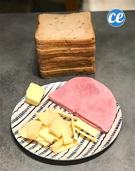 Ingrédients pour faire les vrais croque-monsieur