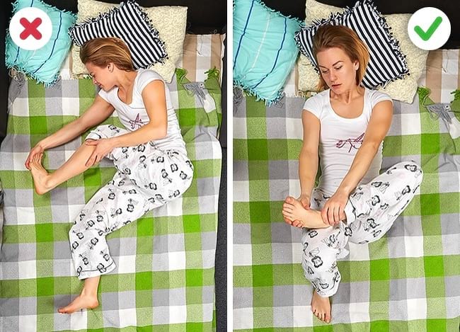 Comment éviter les crampes aux jambes quand on dort