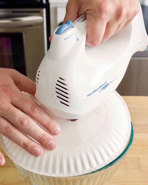 astuce anti éclaboussures pour mixeur