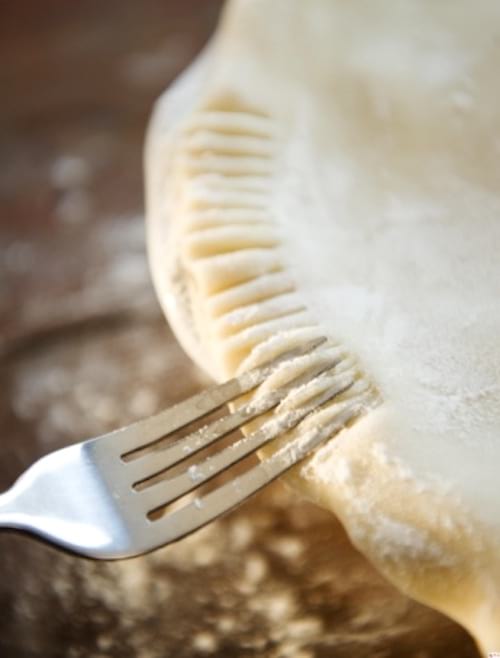 embellir le bord des tartes