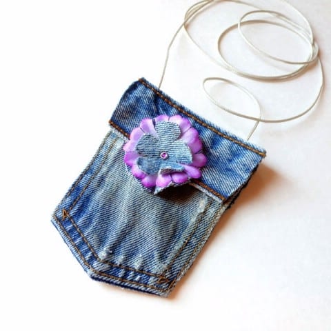 fabriquer une petit porte-monnaie en jean