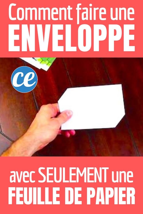 Plus d'enveloppes ? Pas de panique ! Voici l'astuce de grand-mère pour faire une enveloppe avec du papier à lettre :-)