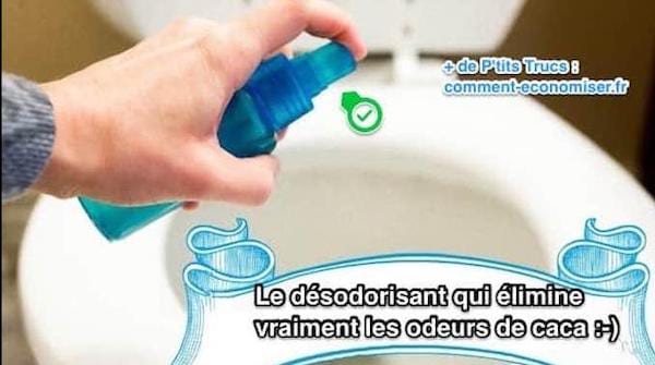 Recette du désodorisant fait maison pour les toilettes