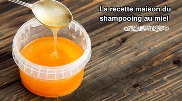 Recette du shampooing au miel fait maison facile à faire