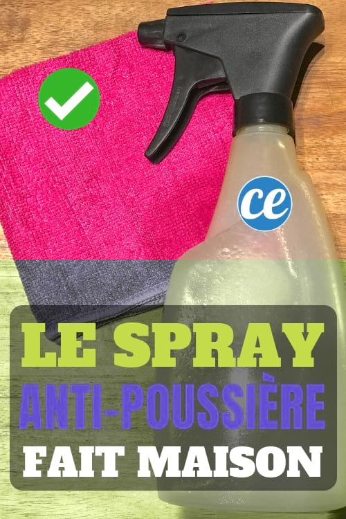 Recette facile DIY pour faire un anti poussière maison naturel