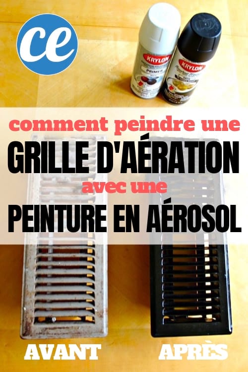 Déco DIY pour la maison : mettez une couche de peinture en bombe et vos vieilles grilles d’aération seront comme neuves.