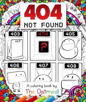 404 Not Found Coloring Book