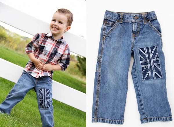 customiser un jean d'enfant avec un vieux jean