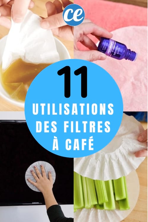 11 autres façons d'utiliser les filtres à café