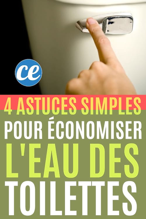 Voici 4 gestes simples économiser l'eau des toilettes et réduire votre facture.