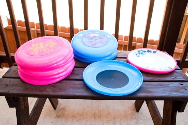 que faire avec de vieux frisbee