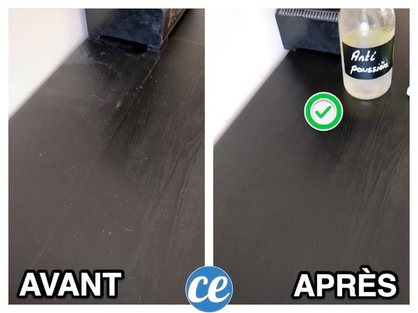 spray anti-poussière super efficace