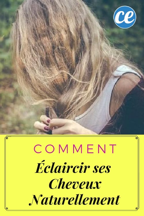 comment éclaircir et blondir ses cheveux naturellement avec de la camomille