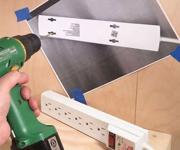 Le truc pour faire des trous dans le mur avec une perceuse sans se tromper