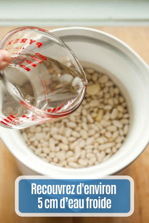 Recette facile et pas chère : comment faire des haricots avec une mijoteuse.