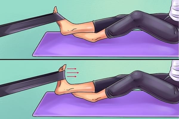 Exercice de résistance pour soulager les douleurs au genou, pied, hanche