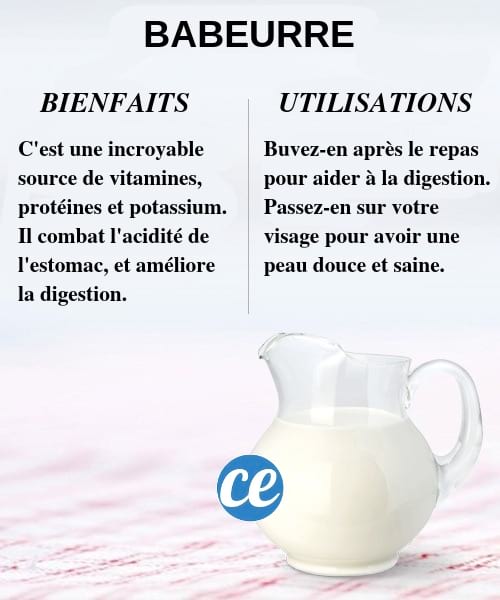 Découvrez les bienfaits et utilisations du babeurre pour la santé et le corps