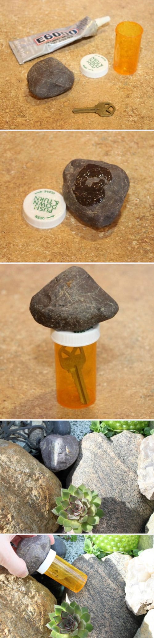 La meilleure façon de cacher sa clef de secours