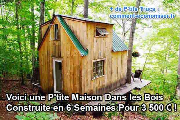 Maison construite dans les bois
