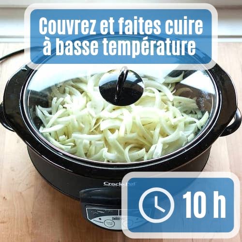 Comment Faire De Délicieux Oignons Caramélisés À La Mijoteuse.