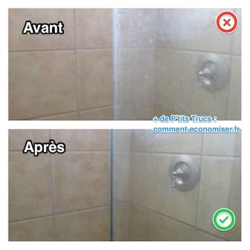 comment nettoyer la vitre de douche facilement