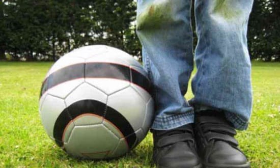 Astuce pour enlever une tache d'herbe