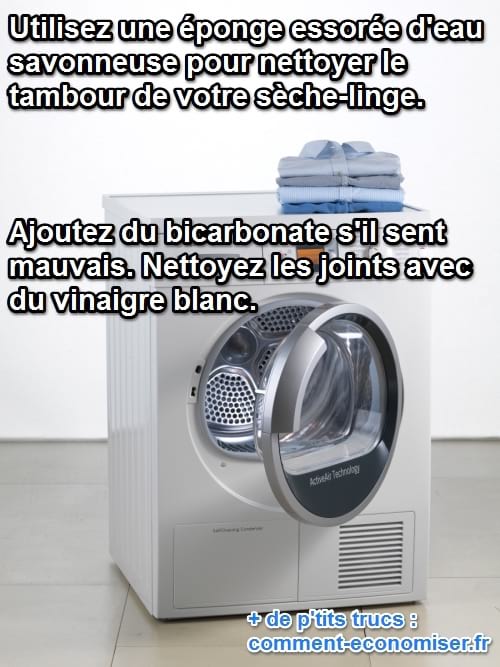 Comment nettoyer le sèche-linge facilemen