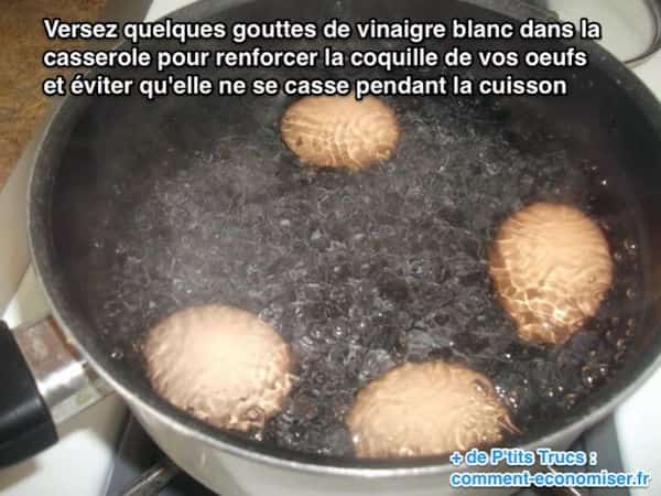 Cuisson des oeufs durs