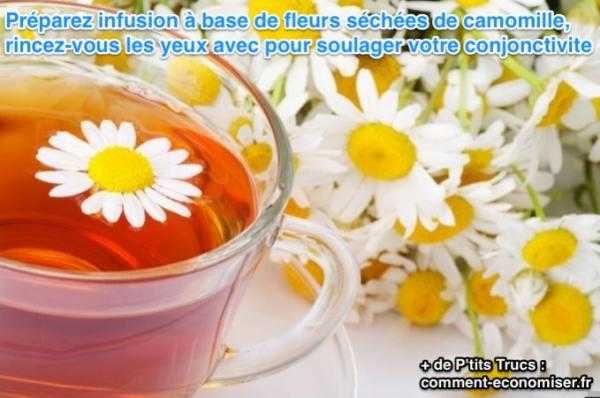 Soulager Une Conjonctivite Avec Une Infusion De Camomille