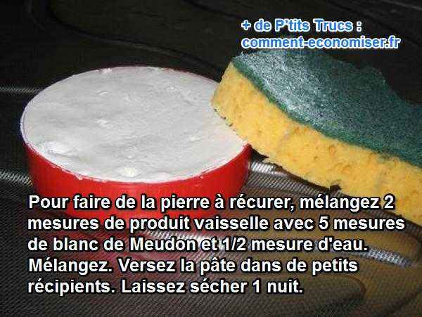 la recette facile et express de la pierre à récurer faite maison