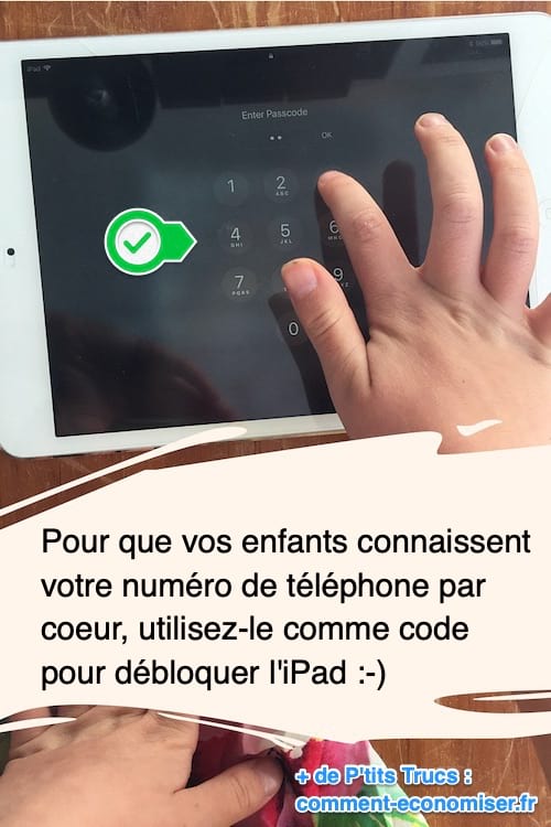 L'astuce pour que vos enfants connaissent votre numéro de téléphone par coeur