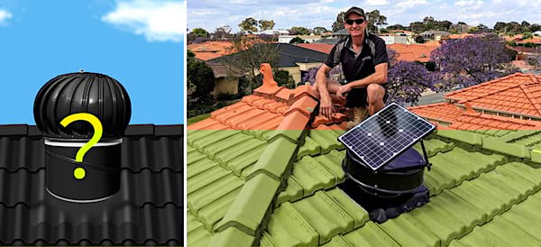 Les extracteurs d’air solaires peuvent vous aider à expulser l'air chaud qui s'accumulent sous les combles. 