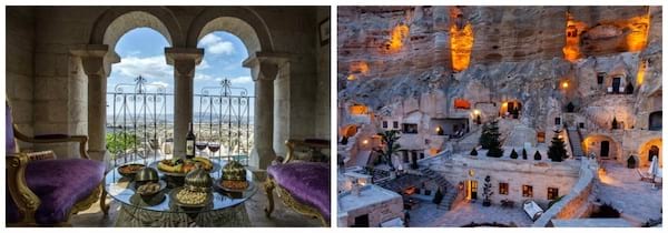 Habiter dans une vieille maison dans la roche