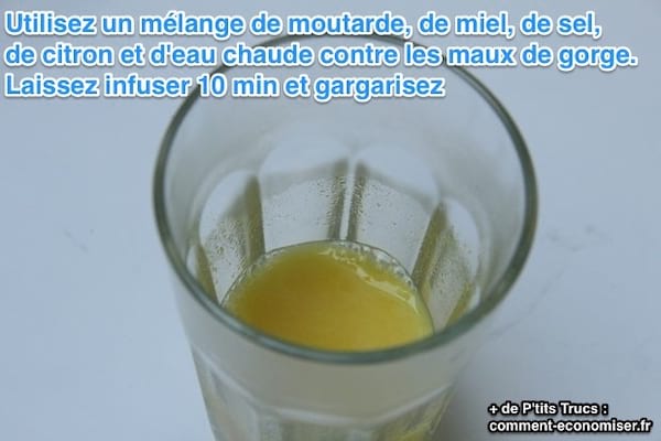 Remede contre maux gorge moutarde