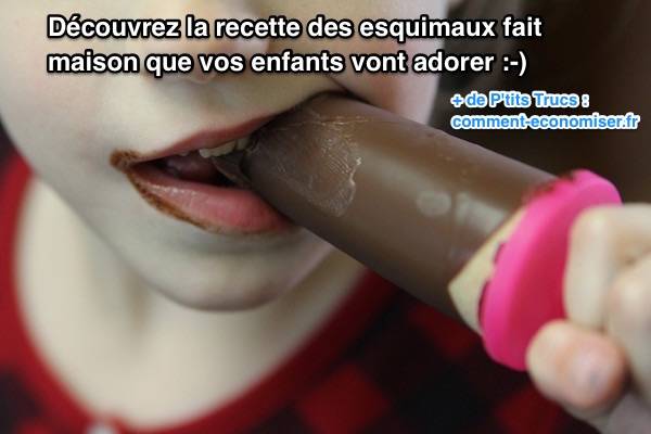 Recette des esquimaux maison enrobé chocolat