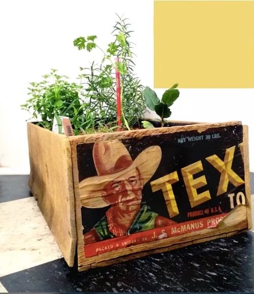 que fire avec des caisses en bois