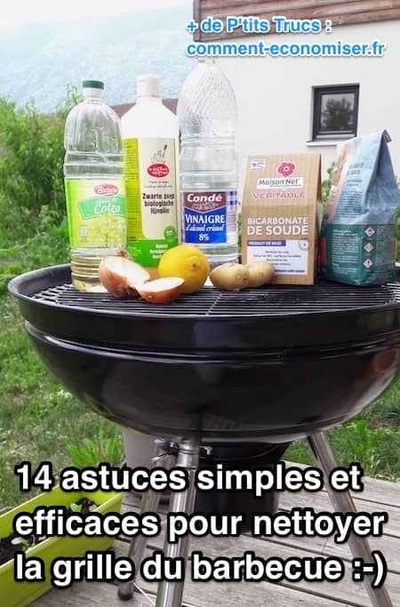 astuces économiques pour nettoyer un barbecue sans produit chimique nocif