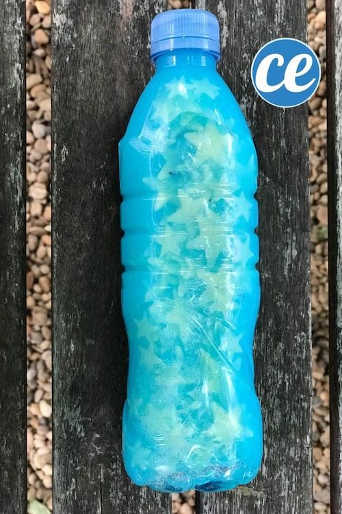 Bouteille lumineuse la nuit pour aider les enfants à dormir