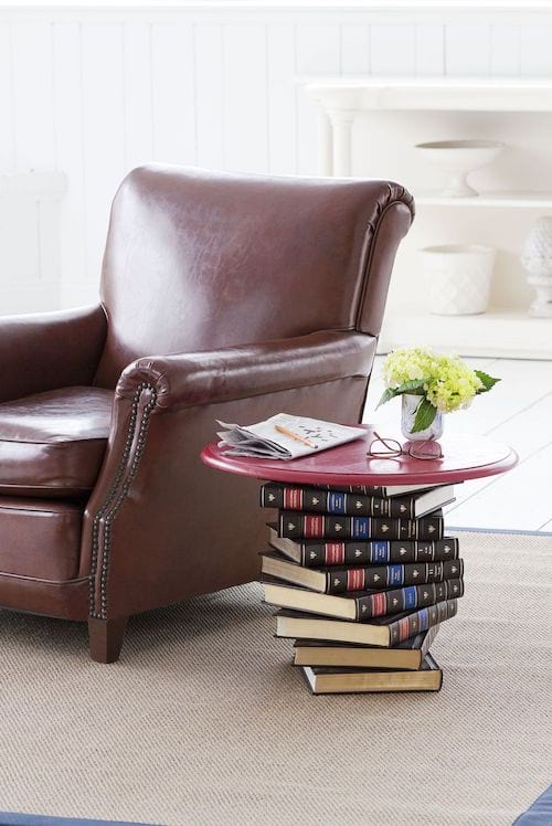 Mini table basse pour les livres