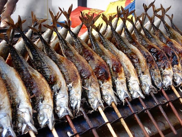 sardines grillées au barbecue