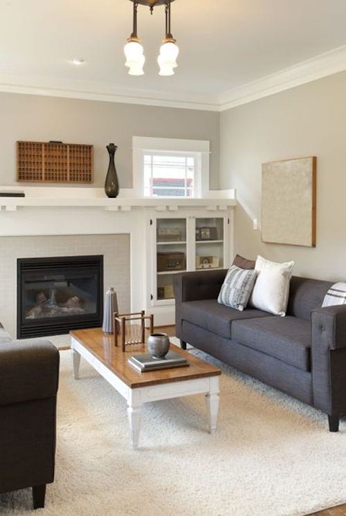 Salon avec une attitude sobre