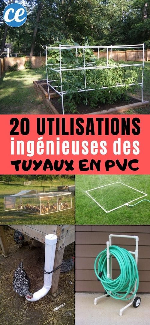 20 Utilisations Ingénieuses Des Tuyaux En PVC Pour Le Jardin.