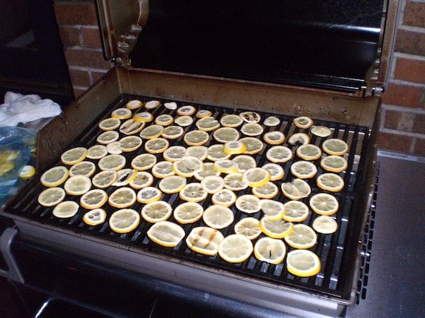 faire griller citron au barbecue